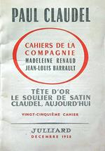 Paul Claudel cahier XXV