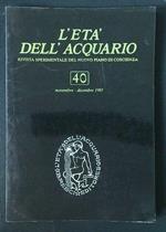 L' età dell'acquario n. 40/novembre-dicembre 1985