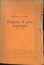 Pagine d'arte italiana 1834-1872