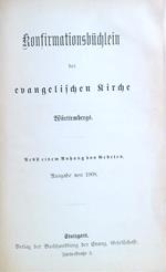 Konfirmationsbuch In der evangelischen kirche