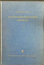 Historicorum romanorum reliquiae vol.I