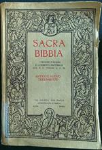 Sacra bibbia antico e nuovo testamento