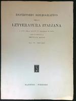 Repertorio bibliografico della letteratura italiana vol. II: 1950-1953