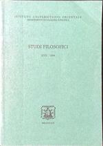 Studi filosofici XVII 1994