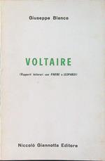 Voltaire. Rapporti letterari con Parini e Leopardi