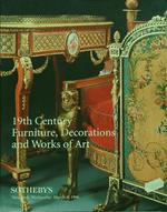 19th century furniture, decorations and works of art
