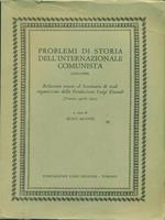 Problemi di storia dell'internazionale comunista