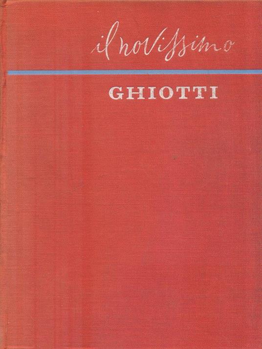 Vocabolario francese-italiano IL NOVISSIMO GHIOTTI - Petrini