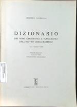 Dizionario dei nomi geografici e topografici dell'Egitto volume 2 fascicolo 3