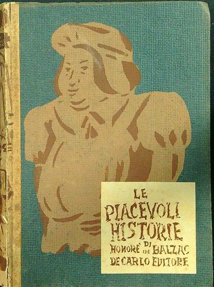 Le piacevoli Historie di Honore' de Balzac Vol 3 - Balzac - copertina