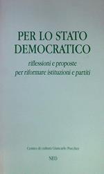 Per lo stato democratico