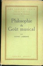 Philosophie du gout musical