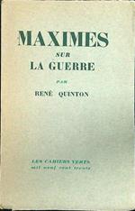 Maximes sur la guerre