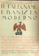 Il falegname ebanista moderno 11/Novembre 1926