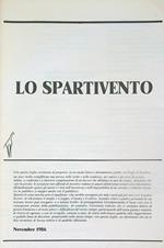 Lo spartivento. Novembre 1986