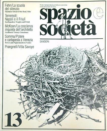 Spazio e società 13/ marzo 1981 - copertina