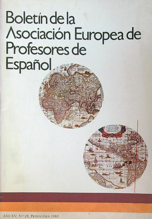 Boletin de la Asociacion Europea de Profesores de Espanol. Ano XV, N. 28 - copertina