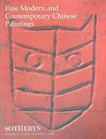 Sotheby's Hong Kong Fine modern and  contemporary Chinese, 1998