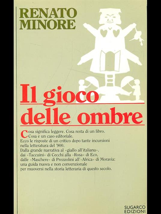 Il gioco delle ombre - Renato Minore - copertina