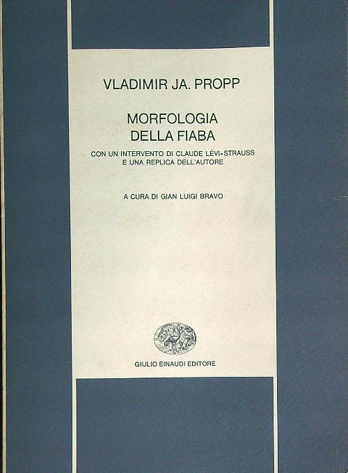 Morfologia della fiaba - Vladimir Propp - copertina