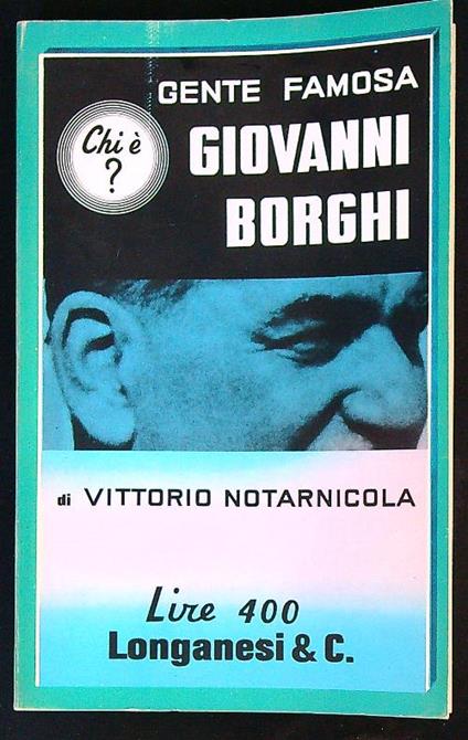 Giovanni borghi - Vittorio Notarnicola - copertina