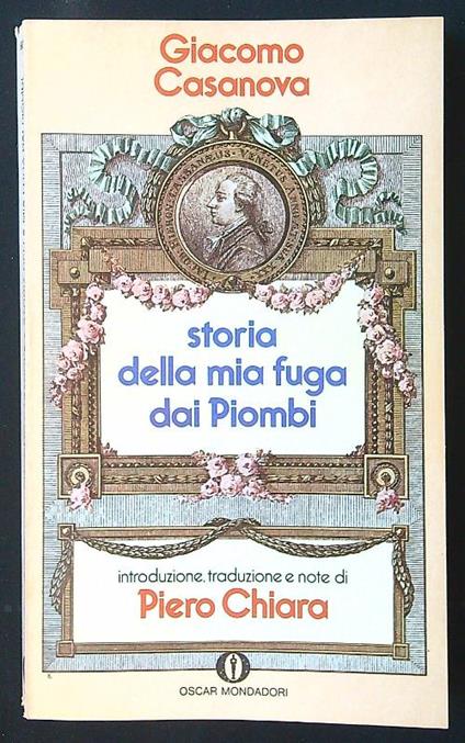 Storia della mia fuga dai Piombi - Giacomo Casanova - copertina