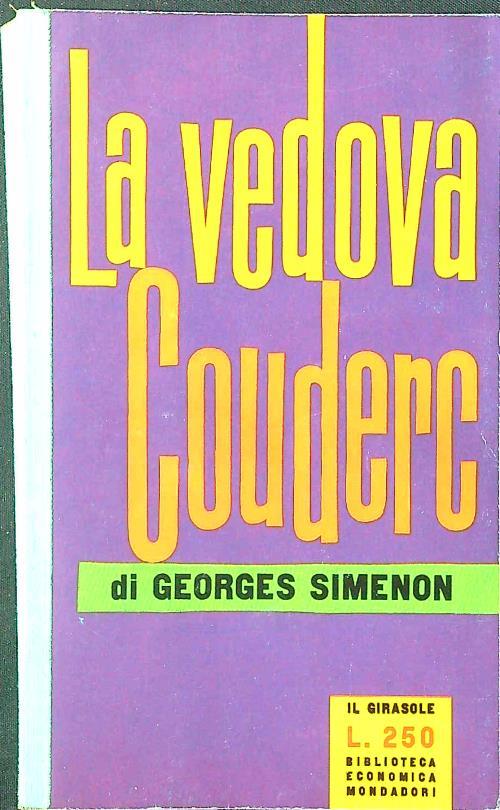 La vedova Couderc - Geroges Simenon - copertina