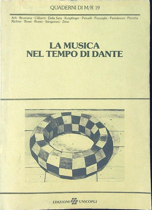 La  musica nel tempo di Dante - copertina