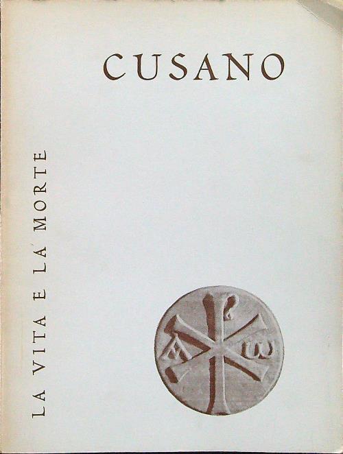 La vita e la morte - Cusano - copertina