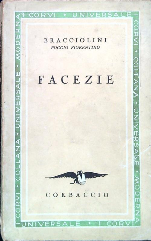 Facezie - Bracciolini Poggio Fiorentino - copertina