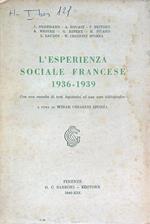 L' esperienza sociale francese 1936-1939