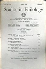 Studies in philology n.2 april 1956