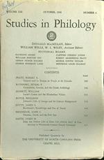 Studies in philology n.4 october 1956