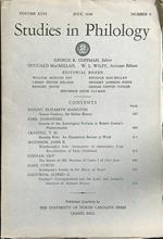 Studies in philology n.3 july 1949