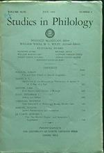 Studies in philology n.3 july 1952