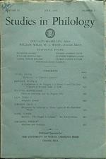 Studies in philology n.3 july 1954