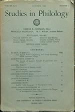 Studies in philology n.1 january 1948