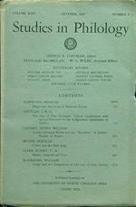 Studies in philology n.4 october 1947