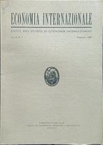 Economia internazionale vol. X n.1 febbraio 1957