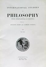International Studies in Philosophy VII. Fall 1975