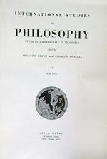 International Studies in Philosophy VI. Fall 1974