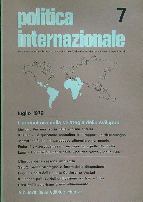 Politica internazionale 7/1979 - copertina