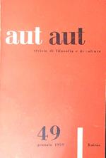 Aut Aut 49 / Gennaio 1959