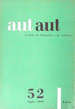 Aut Aut 52 / Luglio 1959