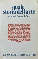 Quale storia dell'arte