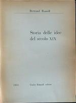 Storia delle idee del secolo XIX