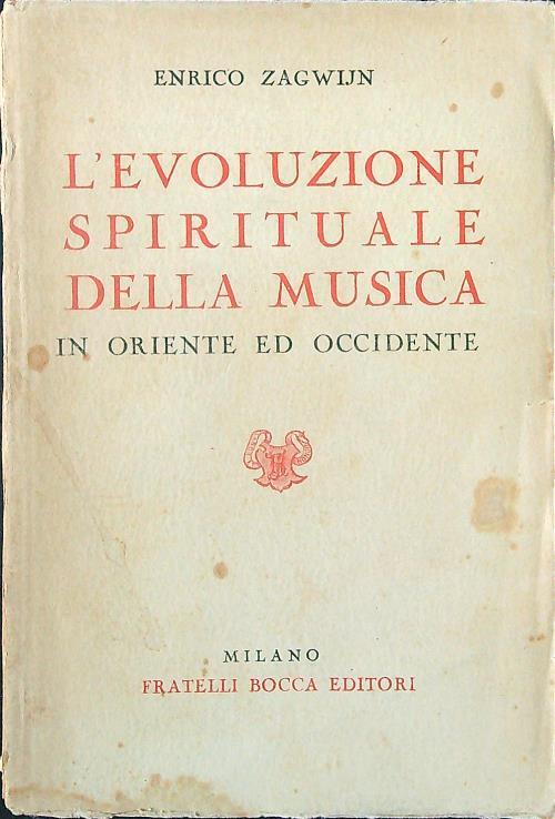 L' evoluzione spirituale della musica in oriente ed occidente