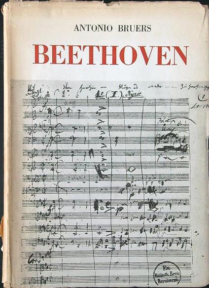 Beethoven - Antonio Bruers - copertina