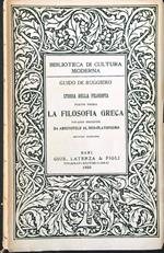 La filosofia greca volume secondo