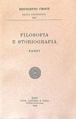 Filosofia e storiografia. Saggi